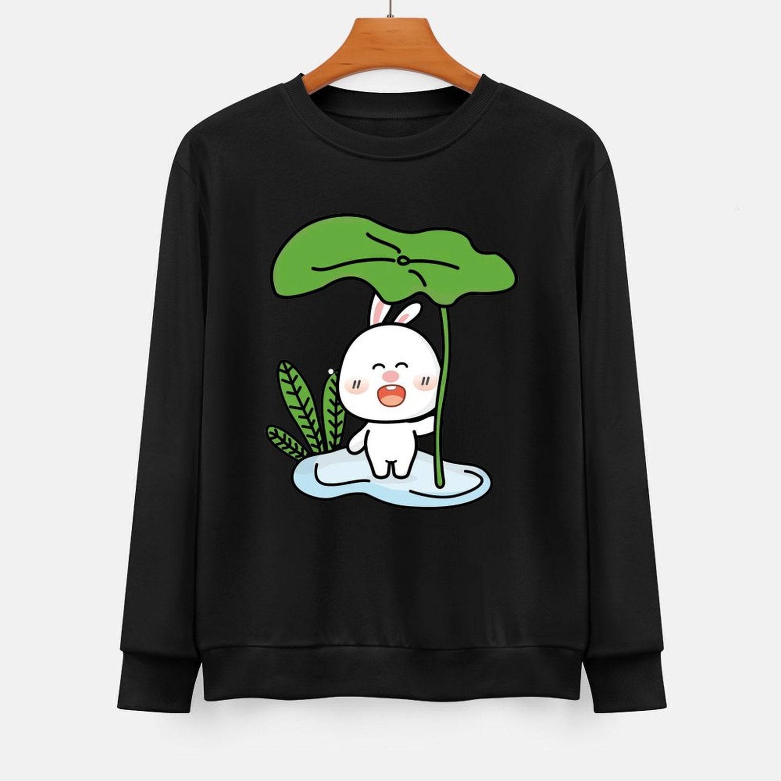 Front Patterned Long Sleeve TopLong Lasting Neutral